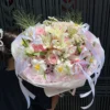 Blossom Co Bó Hoa Lily Tulip White Pink Pastel Blossom Co