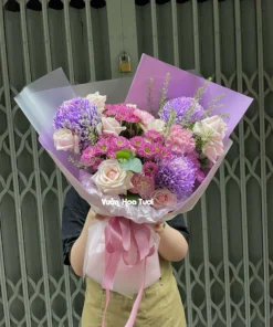 Bó Hoa Tặng Mẹ Cúc Mẫu Đơn Say Mê