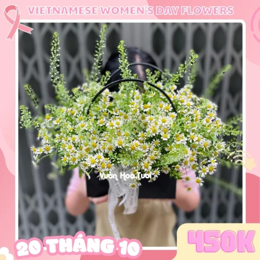 Giỏ Hoa 20 Tháng 10 Tana Love