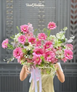 Giỏ Hoa Tươi Mừng Khai Trương Đồng Tiền Xinh