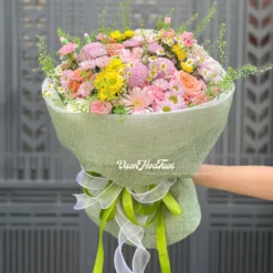 Garden Style Hoa Tặng Người Yêu Bó Hoa Nhẹ Nhàng