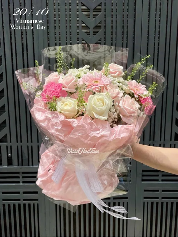 Hoa 20 Tháng 10 PinkLove White Hoa 20 Tháng 10 PinkLove