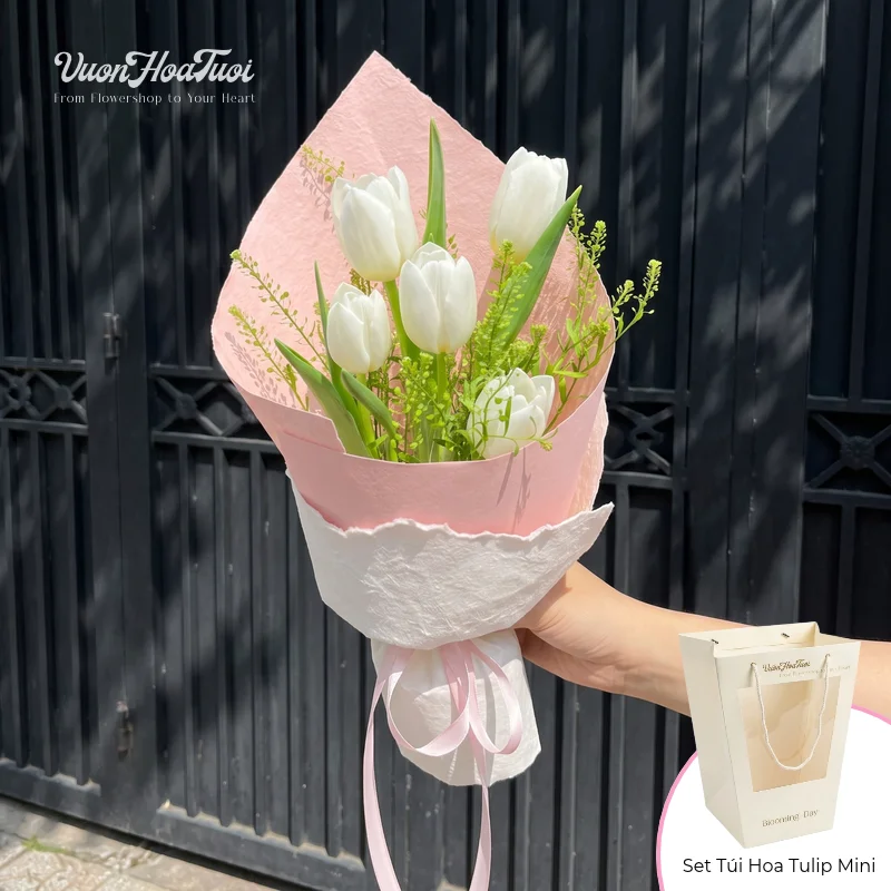 Set Túi Hoa Tulip Hà Lan Mini_Chỉ Bán Tại Shop Set Túi Hoa Tulip Mini