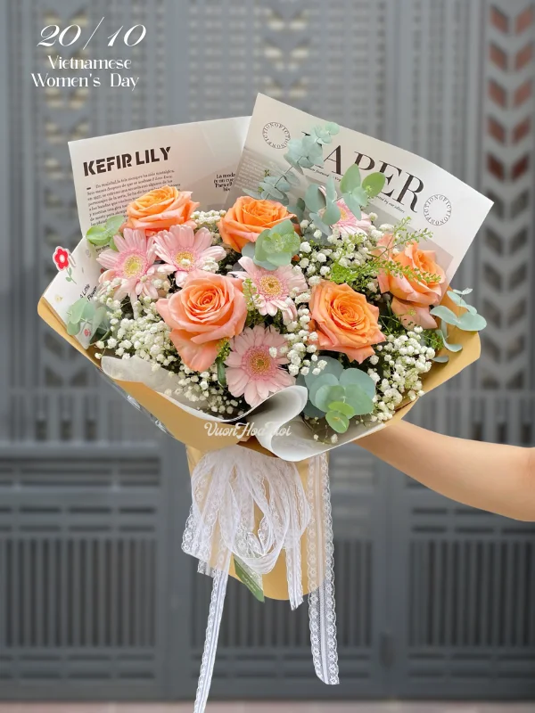 Bó Hoa 20 Tháng 10 WomanBeauty Bó Hoa 20 Tháng 10 WomanBeauty