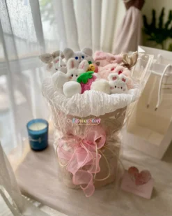 Bó Hoa Gấu Bông Thơm Posy