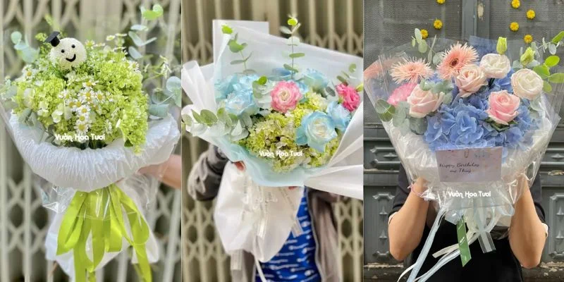 Gợi ý 10 bó hoa tốt nghiệp cho nam đẹp ấn tượng, tinh tế bo hoa sen tang tot nghiep cho nam 10 jpg