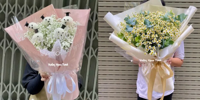 Gợi ý 10 bó hoa tốt nghiệp cho nam đẹp ấn tượng, tinh tế bo hoa sen tang tot nghiep cho nam 6 jpg