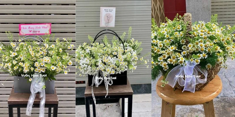 lẵng hoa 20 tháng 11