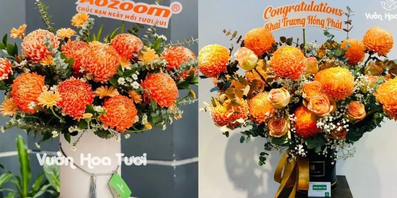 lẵng hoa 20 tháng 11