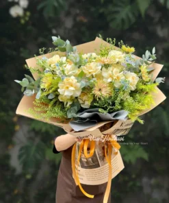 Bó Hoa Peachy Blush