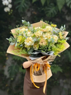 Bó Hoa Peachy Blush