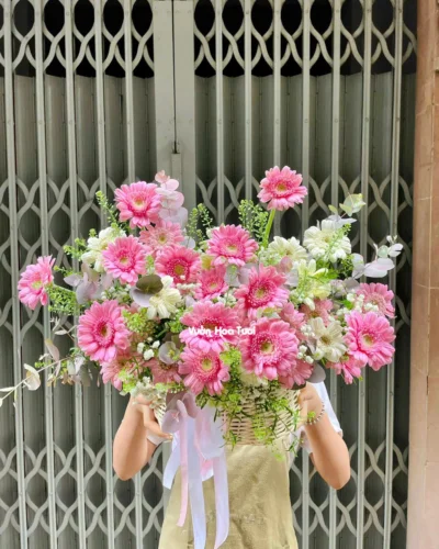 Gợi Ý Lẵng Hoa Mừng Khai Trương Cho Công Ty 2025 Gio Hoa Khai Truong Nail Spa PrettyNice