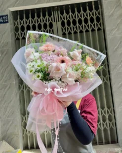 Bó Hoa Hồng Sinh Nhật Hàn Quốc Tinh Tế Thơ Mộng