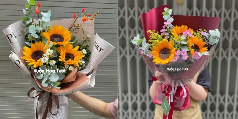 tại sao tốt nghiệp tặng hoa hướng dương