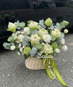 Giỏ Hoa Sen Tặng Sinh Nhật Mẹ