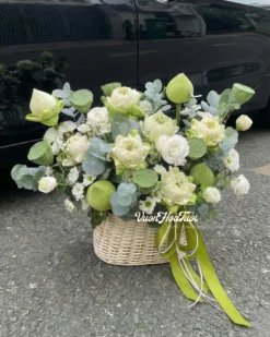 Giỏ Hoa Sen Tặng Sinh Nhật Mẹ