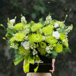 Lẵng Hoa Khai Trương Verdant Prosperity
