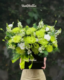 Lẵng Hoa Khai Trương Verdant Prosperity