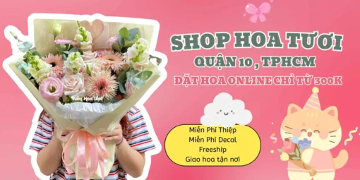 Banner Shop hoa tươi quận 10