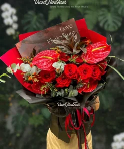 bó hoa hồng đỏ Just Only You