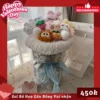 Set Quà Valentine Bó Hoa Gấu Bông Tình Không Phai 13