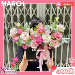 Giỏ Hoa Adored Blossoms