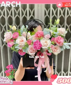 Giỏ Hoa Adored Blossoms