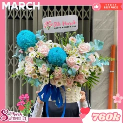 Giỏ Hoa 8 Tháng 3 BlueLove Penny