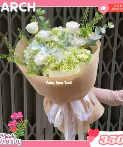 Bó Hoa 8 Tháng 3 Chào Em Nàng Thơ