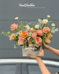 Giỏ Hoa Sinh nhật Orange Spirit