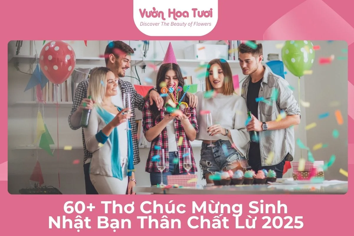 60+ Thơ Chúc Mừng Sinh Nhật Bạn Thân Chất Lừ 2025