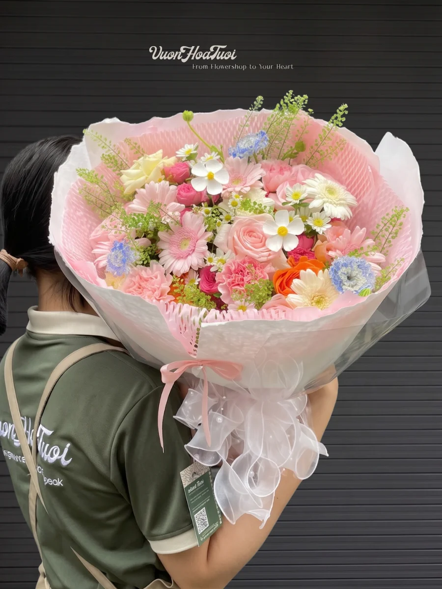 Blissful Bouquet Bó Hoa Hạnh Phúc