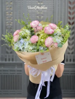 Bó Hoa Cẩm Tú Cầu Hydrangea Love Melody Bouquet
