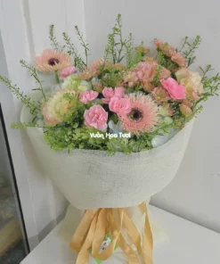 Mẫu Bó Hoa Cẩm Tú Cầu Hydrangea Velvet Whispers Bouquet