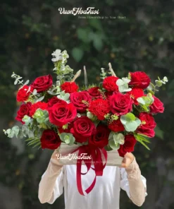 Giỏ Hoa Chúc Mừng Đại Cát Lộc Phát