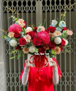 Giỏ Hoa Premier Redz