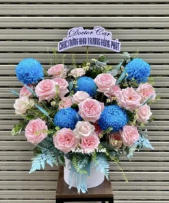 Lẵng Hoa Khai Trương Ohara BluePink