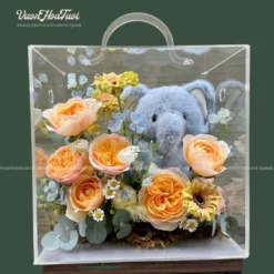 Mica FlowerBox Elephant Of Love