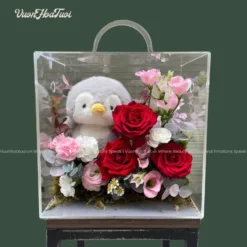 Mica FlowerBox Penguin Of Love