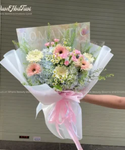 Bó Hoa Cẩm Tú Cầu Dịu Dàng Muted Light