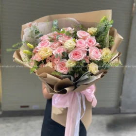 Bó hoa hồng Ohara Momy