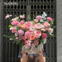 Gio hoa hong ohara tang sinh nhat