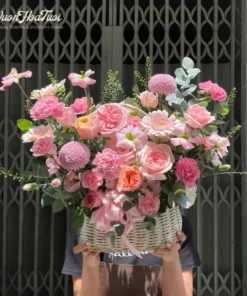 Gio hoa hong ohara tang sinh nhat