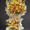 Rực rỡ cùng Kệ Hoa Khai Trương Phát Lộc Thịnh Vượng mix hồng vàng, lan vũ nữ và lá xịt gold tặng khai trương. Vườn Hoa Tươi giao nhanh HCM. Đặt ngay!