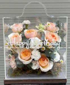 Hộp Hoa Mica Juliet Bloom