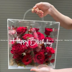 Hộp Hoa Tươi Mica Timeless Allure