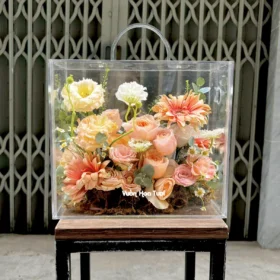 Vali Hoa Tươi Sunset Hues