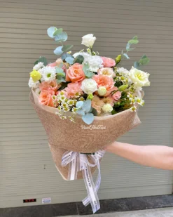 Bó Hoa Hồng David Austin Beauty Tặng Bạn Trai hoặc Gái