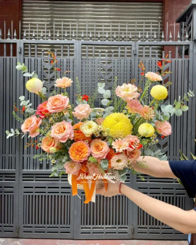 Giỏ Hoa Chúc Mừng Everlasting Warm