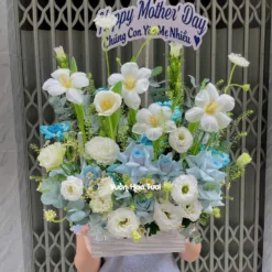 Tulip Flowers Blue Pastil